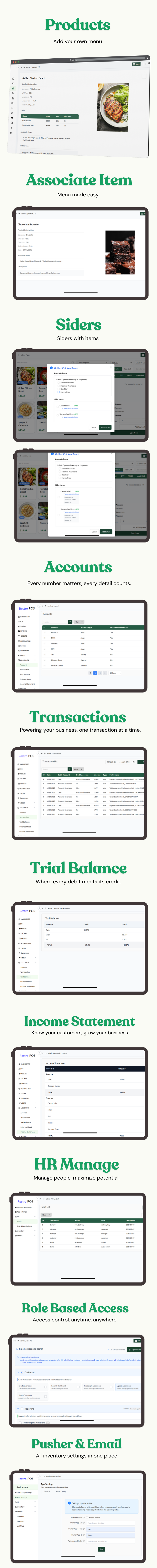 Restro POS Features 2
