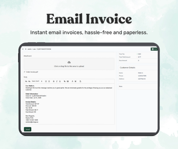 Email Invoices