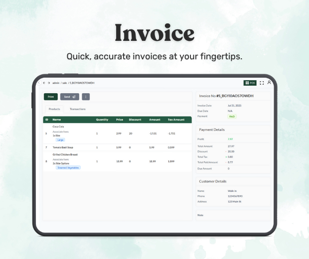 Accurate Invoicing